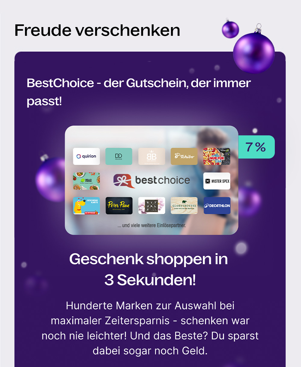 Gutscheine, die passen